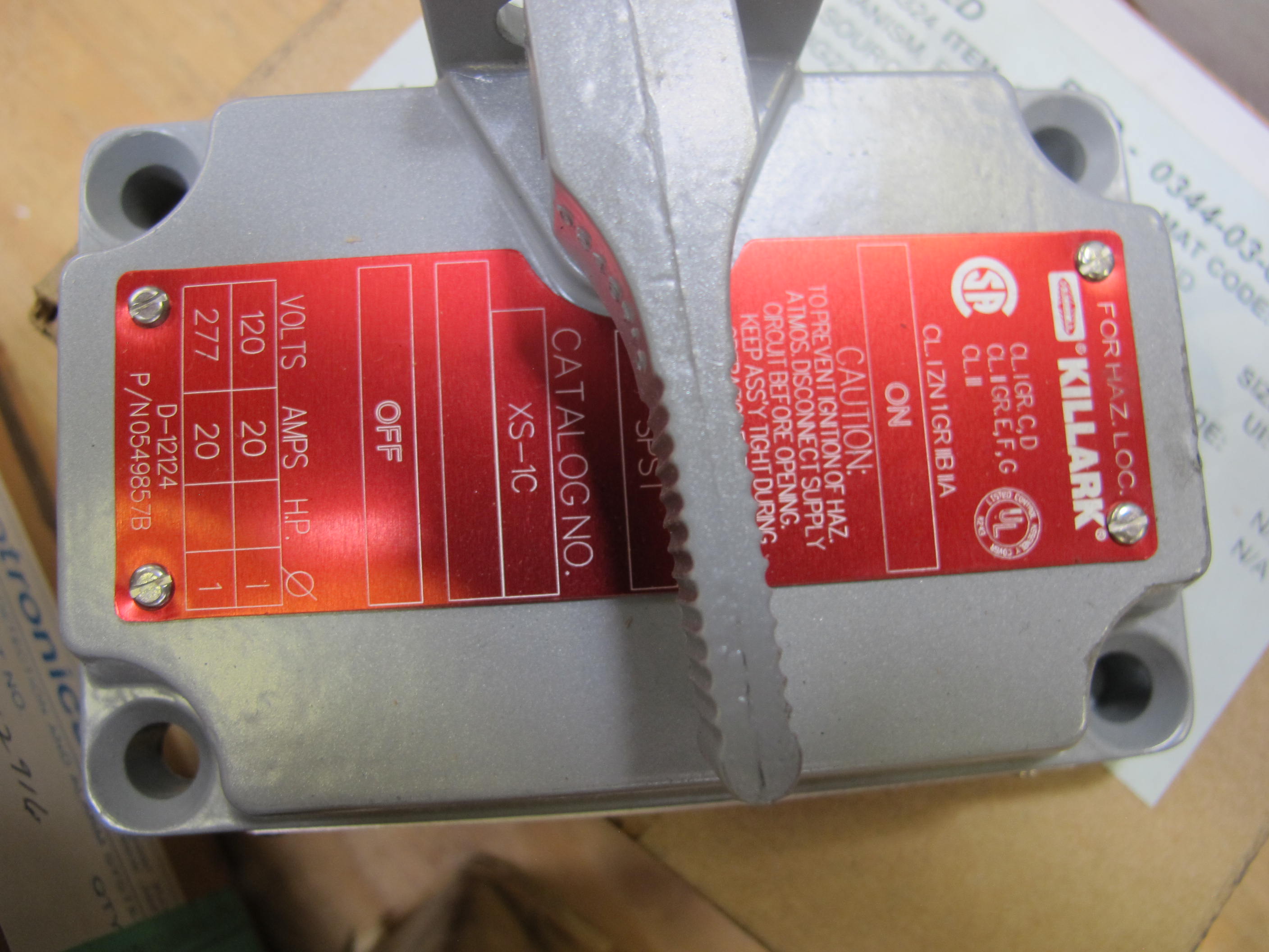 LOT TO INCLUDE BUT NOT LIMITED TO: (1) HEATER, SPACE TYPE, MOTOR KIND, 36"L X 1-1/2"W SIZE, 1394W @ 480V RATING, (2) HANDLE, ASSY 2 KIND. FOR NEMA 4 ENCLOSURE, WITH SPECIAL OPERATING MOUNTING BOLTS, (2) SHEAVES, 5.68" DIAMETER, BUSHED BORE, CAST IRON MATERIAL, B SIZE, (2) SHEAVES, 9.28" DIAMETER, BUSHED BORE, CAST IRON MATERIAL, B SIZE, (1) SWITCH, TOGGLE TYPE, 1 POLE CONTACT, 120/277VAC 20A 1PHASE ELEC RATING, SCREWED TERMINAL, PUSH/PULL ACTION, (2) DETECTOR, FIRE PROTECTION TYPE, 136 DEGREE F SET TEMPERATURE, THERMAL KIND. LOADING & HANDLING FEE $15-4139